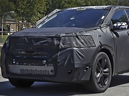 Третье поколение Honda Pilot запечатлено на фото