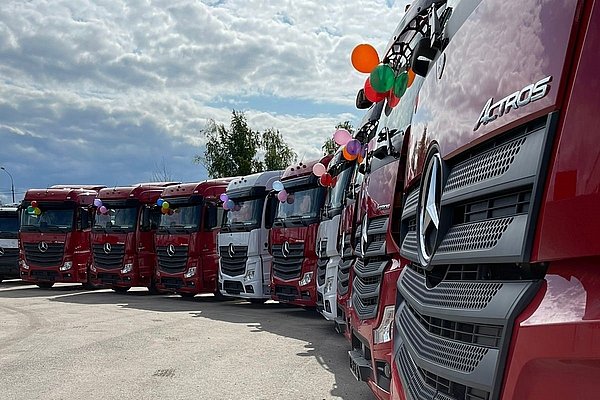 Новые Actros в исполнении Euro 6